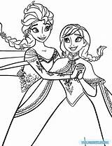 Coloring Pages Elsa Printable Frozen Disney Getdrawings sketch template