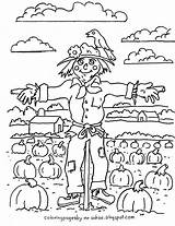 Coloring Pages Scarecrow Harvest Printable Kids Color Adult Print Fall Coloringpagesbymradron Adron Mr Preschool Decoration Nice Kid Bible Visit Getdrawings sketch template