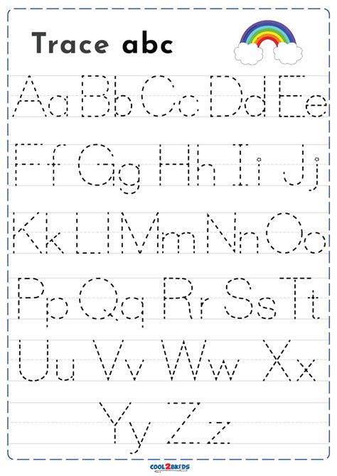 abc tracing sheet printable web  printable alphabet sheets  xxx