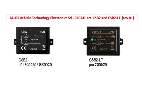 al ko vehicle technology electronics  recalling csb  csb lt devices aboutcamp