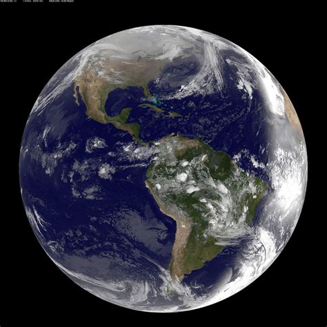 full disk image  earth captured march   nasa noa flickr