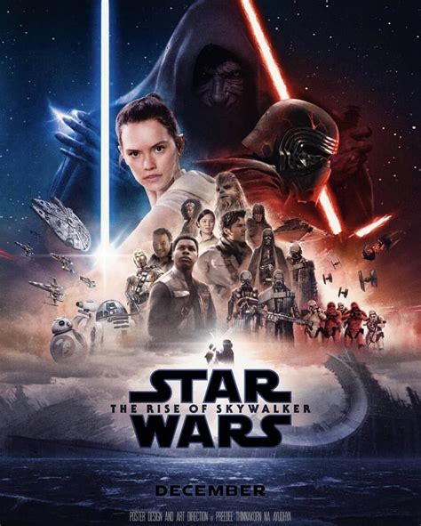 star wars episode ix  rise  skywalker poster