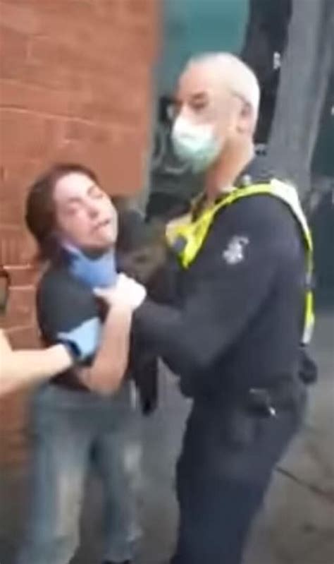 Video Shows Police Officer Choke Melbourne Woman For Not Wearing A Mask