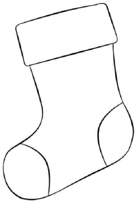 printable stocking coloring pages douglasaxfuller