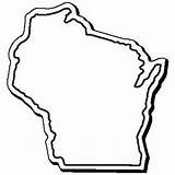 Wisconsin Logo Coloring Template sketch template