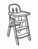 High Chair Baby Clipart Clipground sketch template