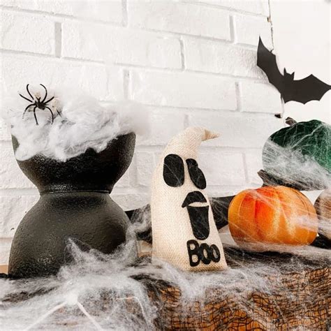 Halloween Diy Spooky Vase Candy Bowl Dollar Tree Hack The