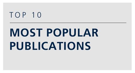 top ten  popular publications carnegie endowment