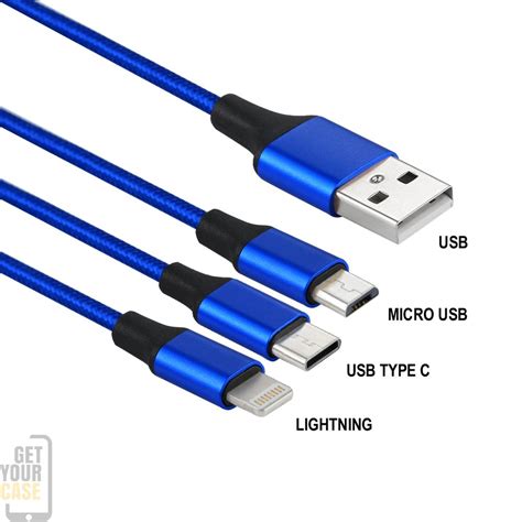 multi kabel micro usb type  lightning