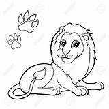 Lion Paw Coloring Drawing Pages Leo Getdrawings Pawprint Dari Wallpaperfor Artikel sketch template