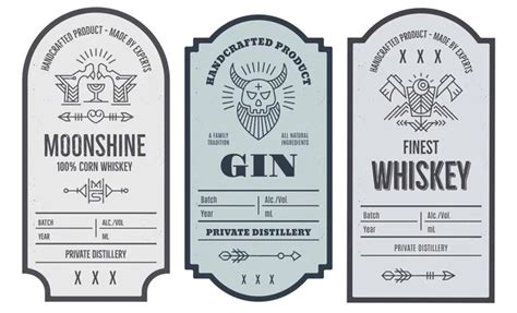 liquor label template   printable templates