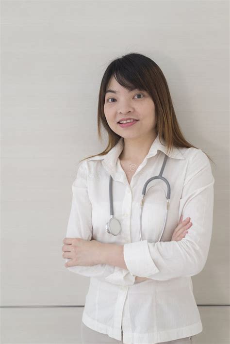 Asian Woman Doctor Stock Image Image Of Asian Woman 46589805