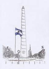 Obelisco Maracay Argentino sketch template