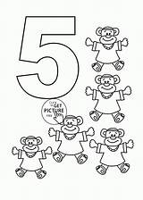 Coloring Number Pages Counting Sheets Kids Numbers Printables Printable Preschool Kindergarten Year Animal Choose Board sketch template