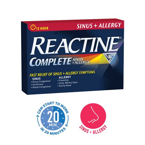 allergy  sinus relief reactine