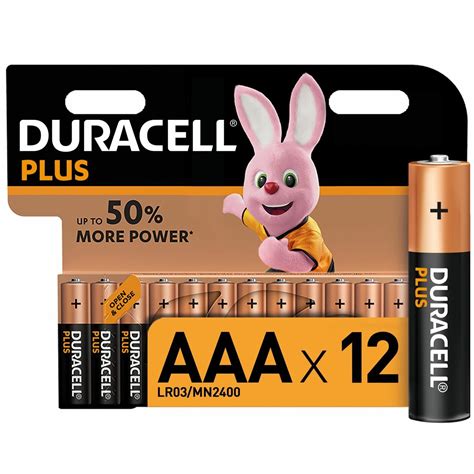 duracell  alkaline aaa batteries pack    argos telecommandes lapin