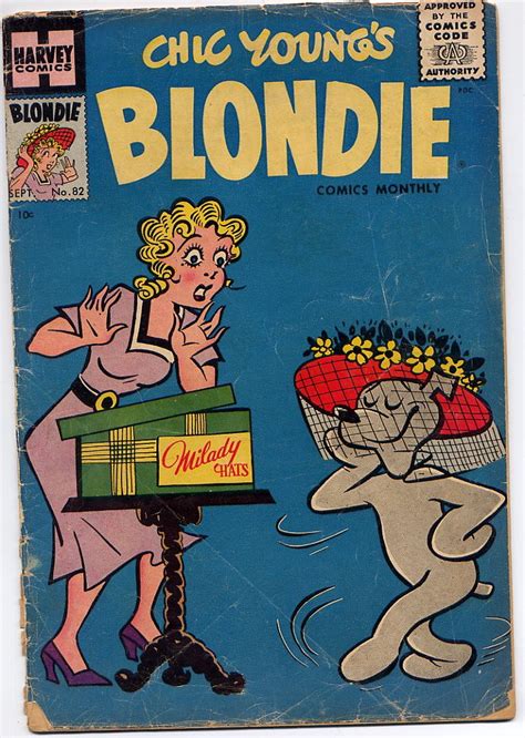 blondie comics monthly 82 gd 2 0 harvey comics 1955 dagwad and