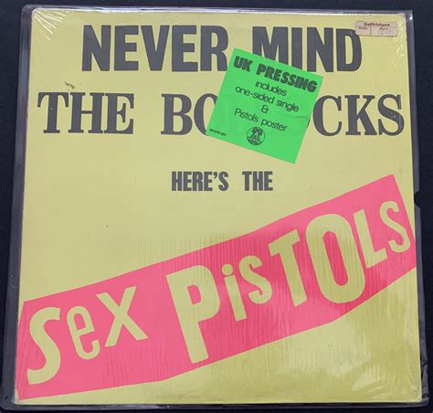 Popt Blog 3 Sex Pistols Never Mind The Bollocks Pressing Chaos