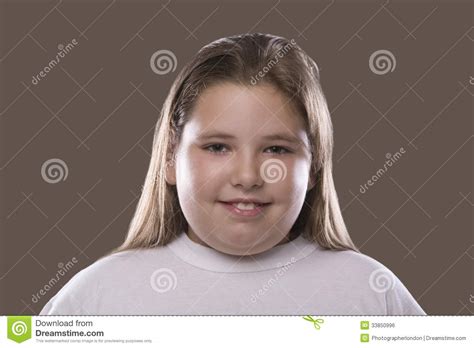 overweight girl smiling royalty free stock image image 33850996