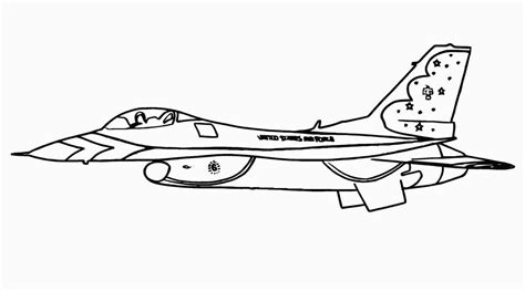 fighter jet airplane coloring pages