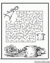 Labyrinthe Colorkid Ratatouille sketch template
