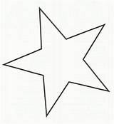 Big Star Outline Stars Printable sketch template