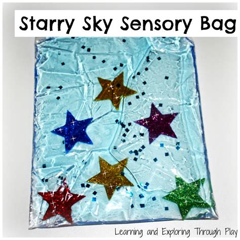 learning and exploring through play sensory bags infant