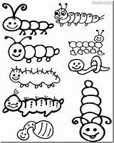 Coloring Caterpillar Butterfly Pages Cocoon Print Color Printable Draw Colour Kids Getcolorings sketch template