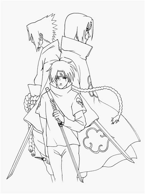 dessin de personnage dans naruto coloring picture imagesee