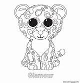 Beanie Boo Coloring Pages Printable Glamour Boos Ty Print Kids Colouring Color Sheets Getdrawings sketch template