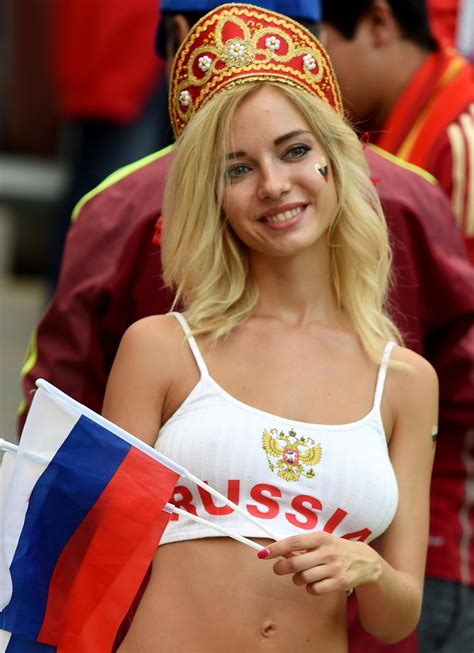 world cup 2018 russia s hottest fan natalya nemchinova continues to