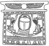 Coloring Scarab Egypt Ancient Activity Egyptian Pectoral Print Kids sketch template