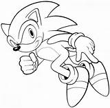 Sonic Coloring Pages Characters Printable Hedgehog Kids sketch template