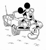 Mickey Mouse Car Coloring Pages Disney Minnie Colouring Trap Colorir Template Para Desenho Pintar Desenhos Book Pasta Escolha sketch template