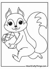 Squirrels Squirrel Acorn Iheartcraftythings sketch template
