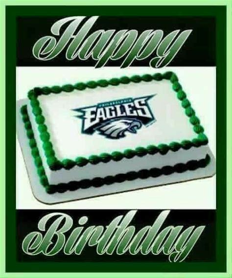 pin  fran  demarzio  philadelphia eagles happy birthday football birthday wishes