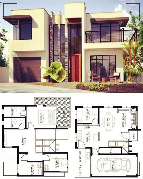 modern home design ideas  plans   modern house plans  story house design
