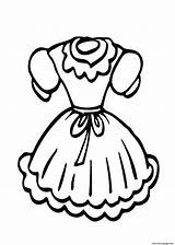 Doll Vestido Desenho Menina Clipartmag Colorironline sketch template