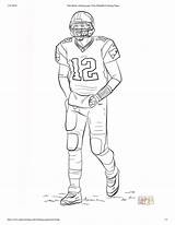 Coloring Pages Brady Tom Patriots Getdrawings Drawing Getcolorings sketch template