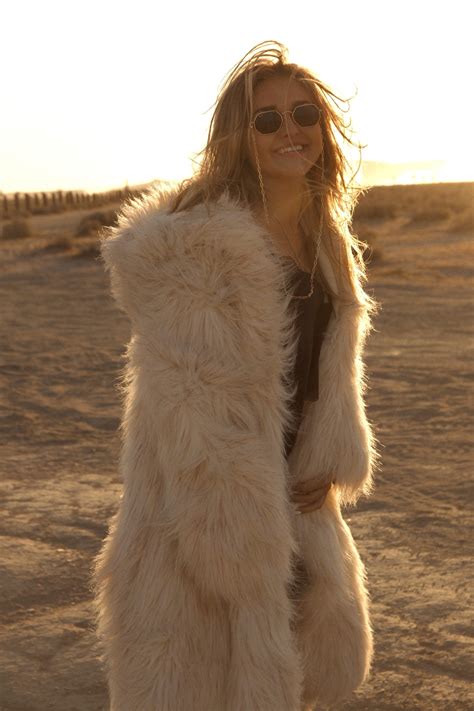 white fur faux fur multi color coat fake fur jacket vegan etsy