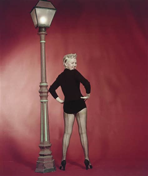 Betty Grable Showing Off Her Famous Pins 1950 Million Dollar Legs