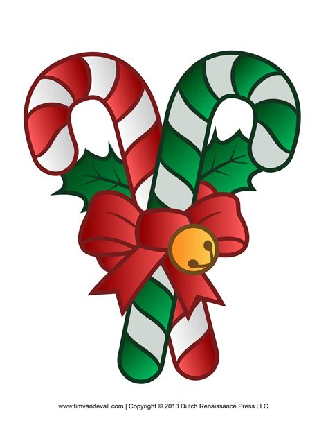 candy cane template printables crafts clipart decorations
