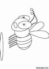 Bee Busy Coloring Printable Pages Insects Print Drawing Animal sketch template