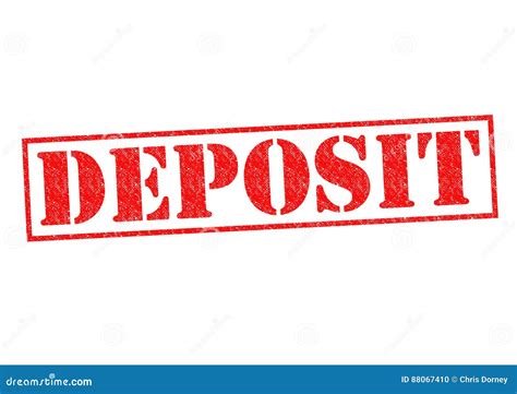 deposit stock illustration illustration  paid consumerism