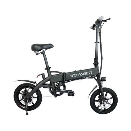 voyager flybrid compact pedal assist electric bike silver bike  silver