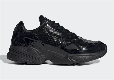 adidas falcon triple black cg release info sneakernewscom