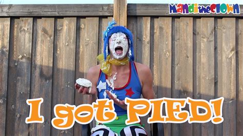 Mandi The Clown Gets A Pie In The Face Youtube