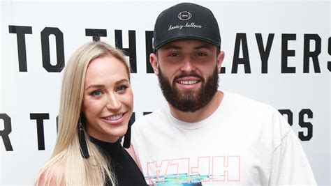 the truth about baker mayfield s wife nicki swift i