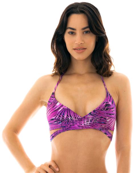 bikini tops purple wrap bra bikini top top ultra violet transpassado