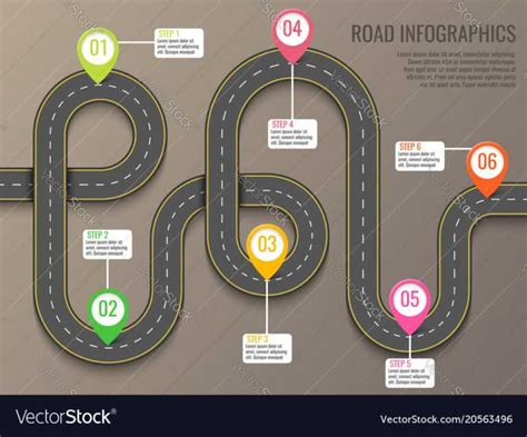 blank road map template  professional templates